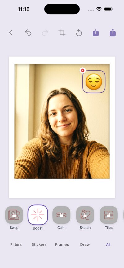 Frame AI-powered edits